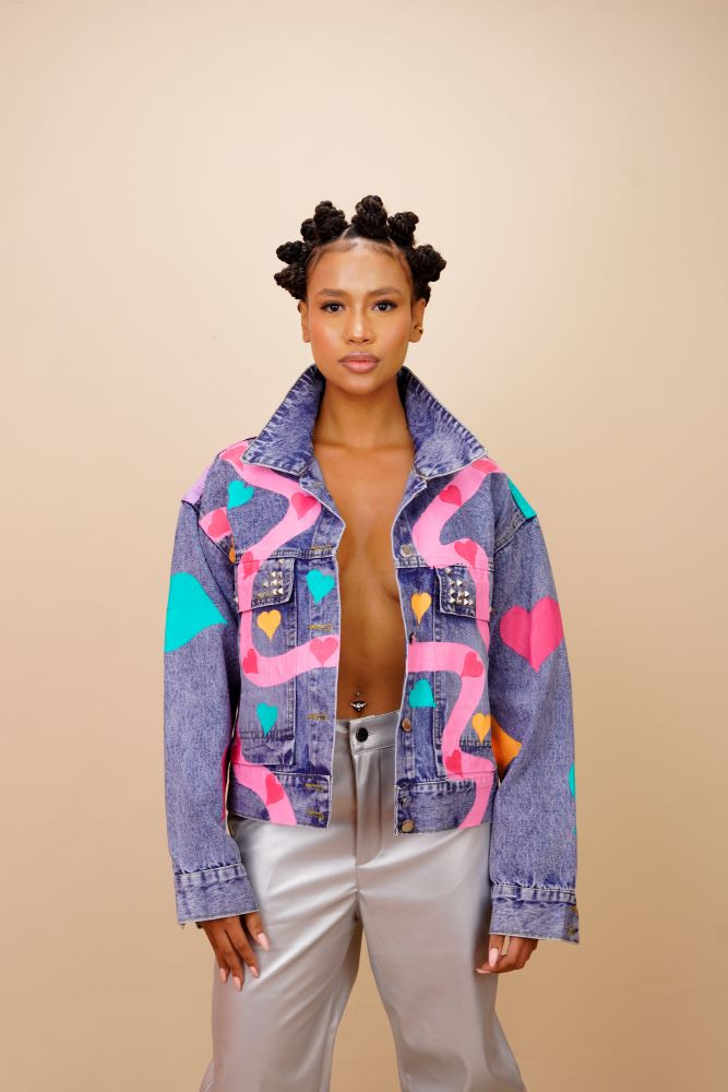 Lion Jean Jacket