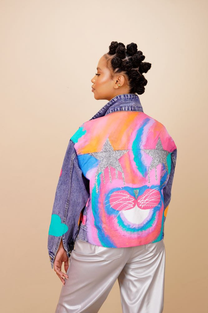 Lion Jean Jacket