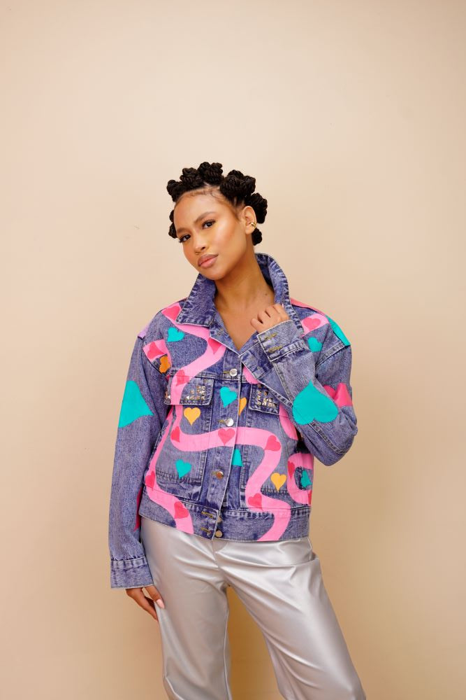 Lion Jean Jacket