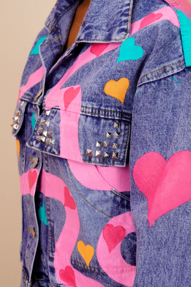 Lion Jean Jacket