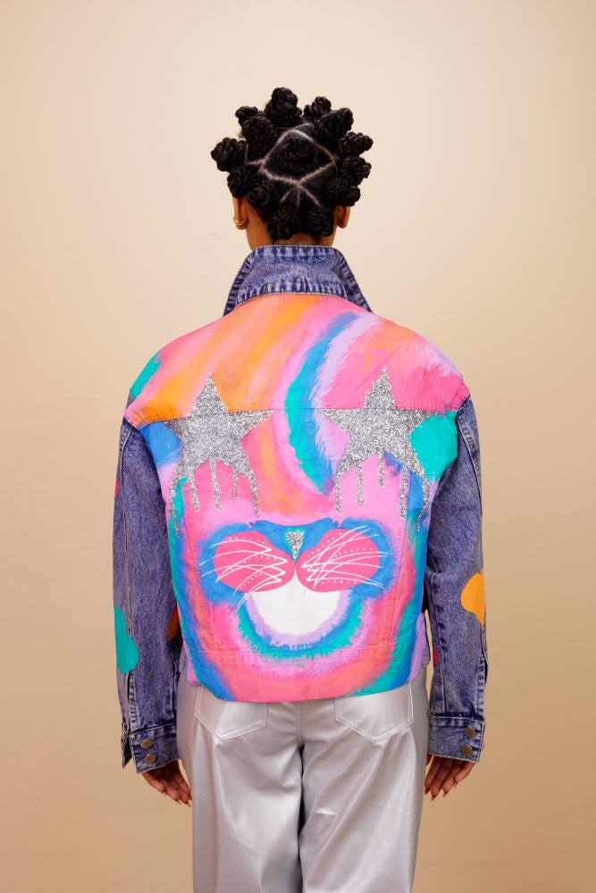 Lion Jean Jacket