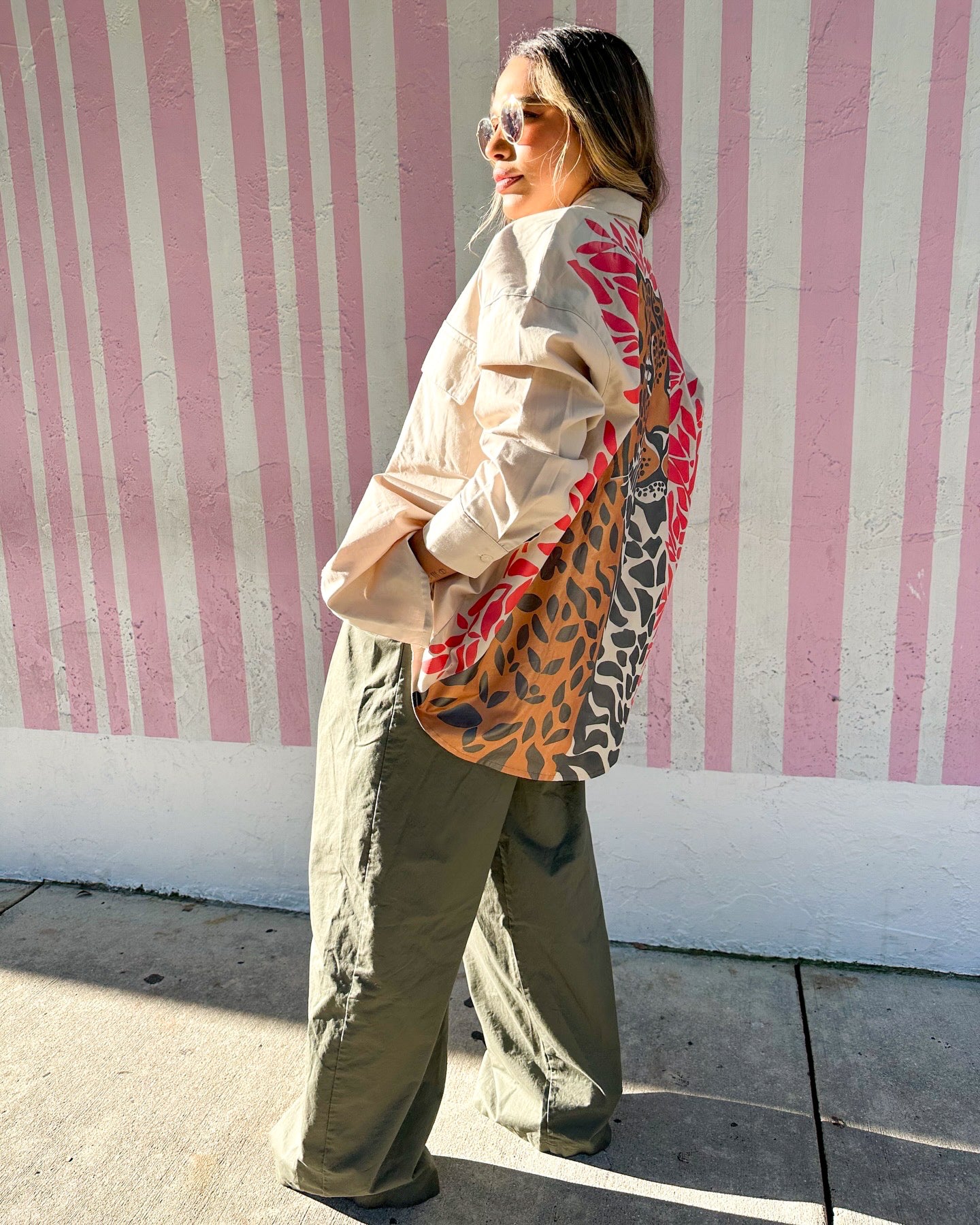 Golden Leopard Shacket