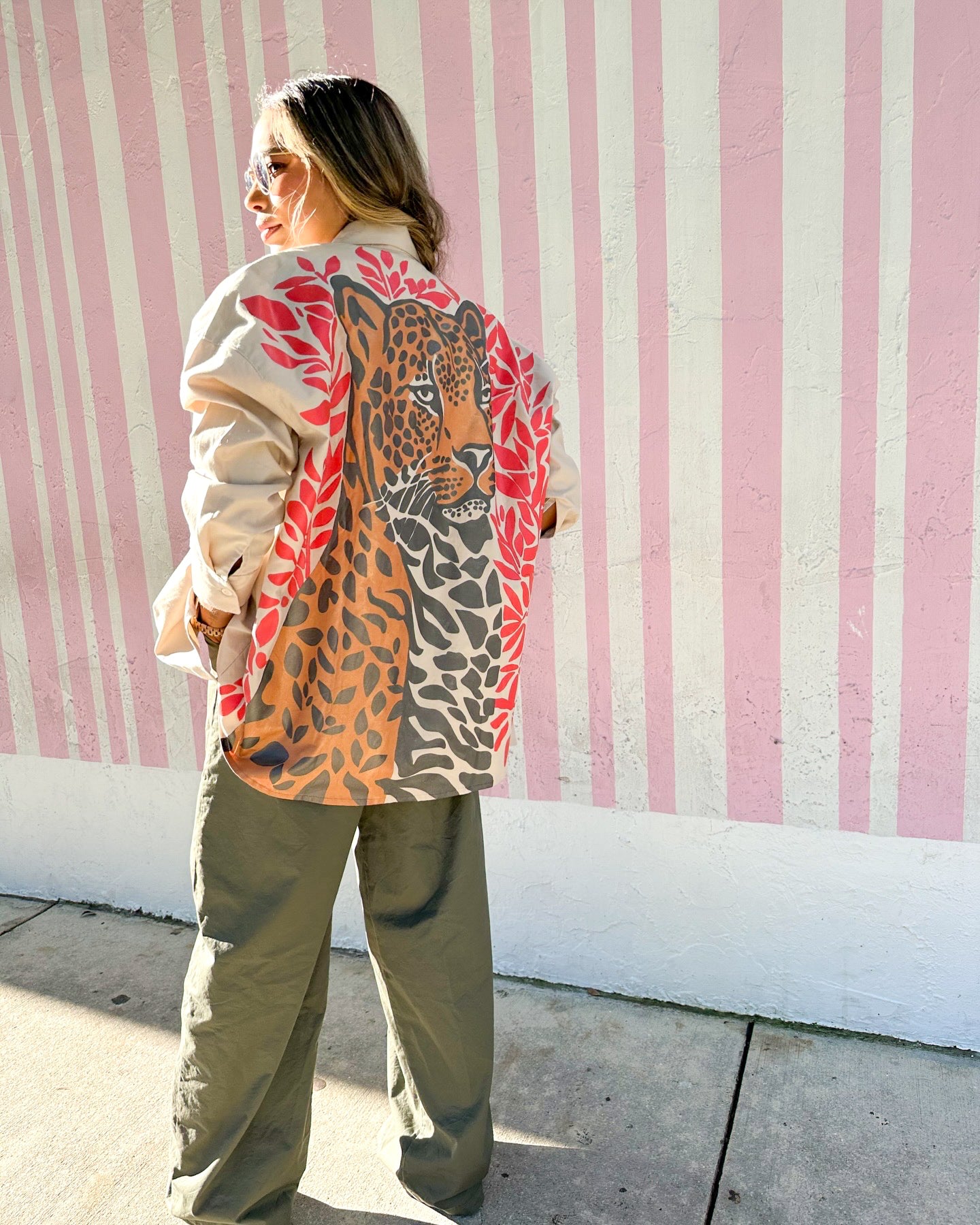 Golden Leopard Shacket