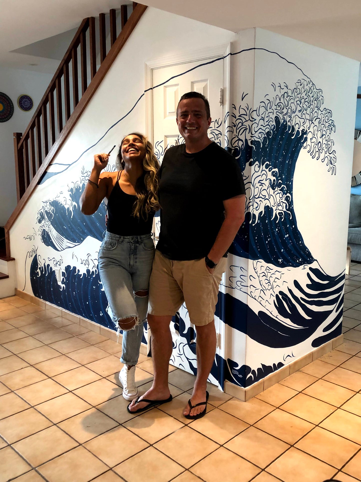 The Blue Wave Mural